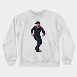 Marty Robbins - An illustration by Paul Cemmick Crewneck Sweatshirt